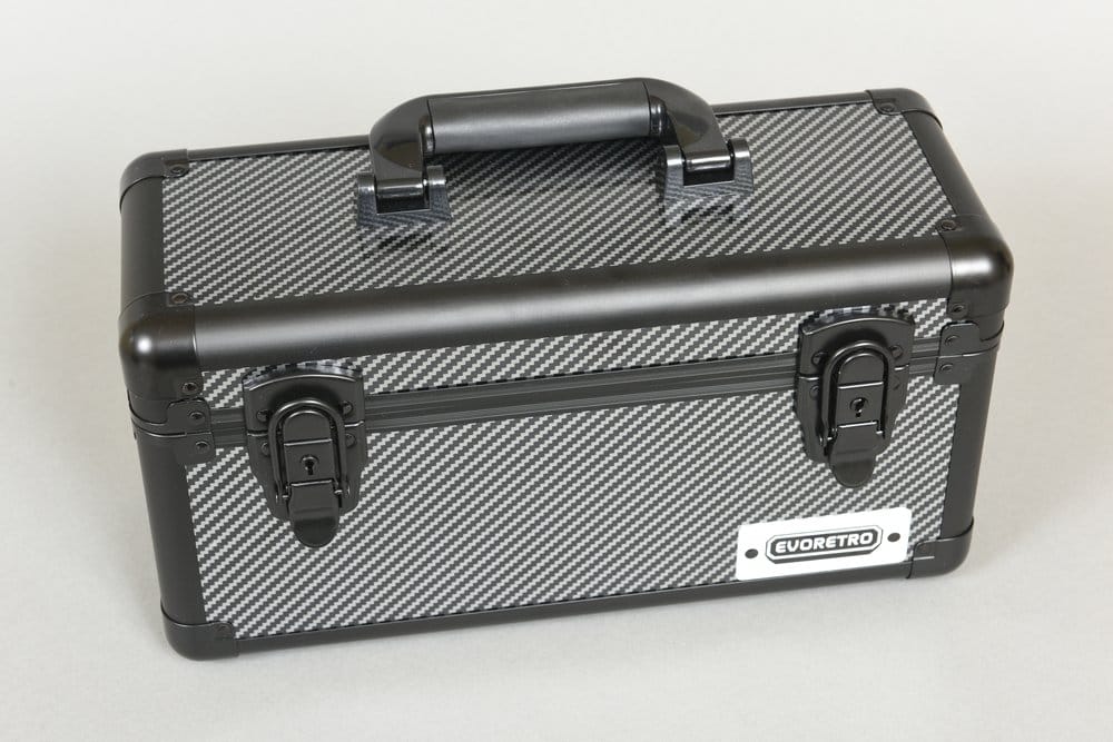 Evoretro Maleta TCG para 15 Slabs Gris 33,9 x 13,4 cm