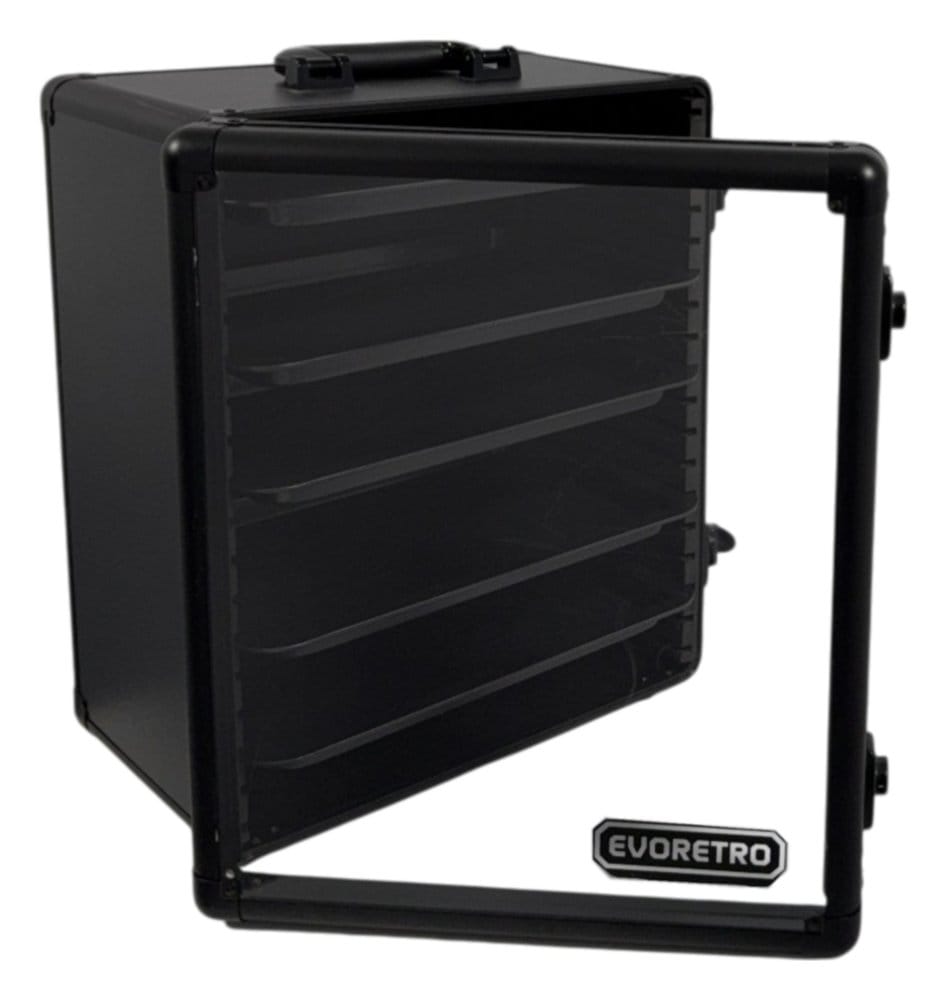 Evoretro Vitrina y Maletín de Transporte para Figuras y Modelos Coleccionables 45 x 37 cm