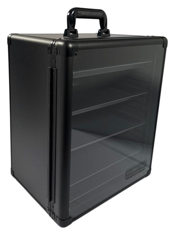 Evoretro Vitrina y Maletín de Transporte para Figuras y Modelos Coleccionables 45 x 37 cm
