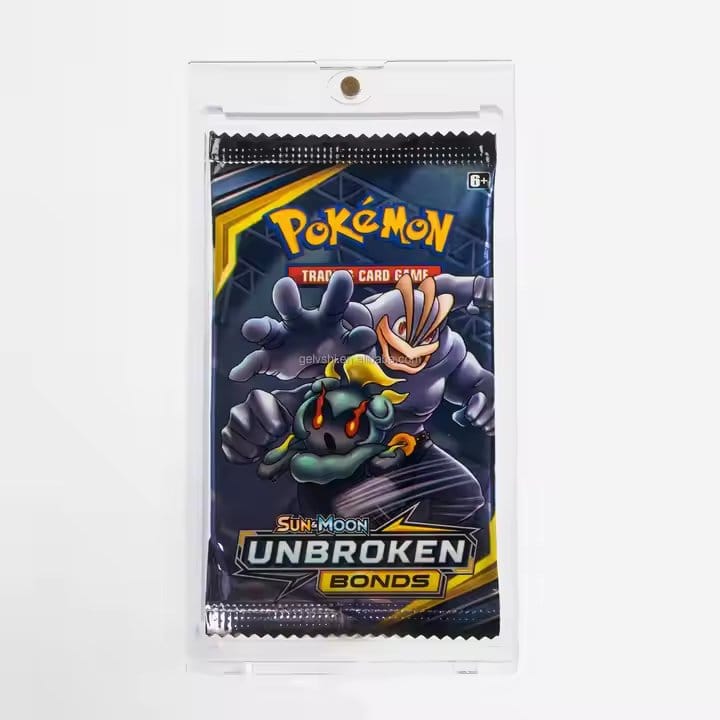 Caja de acrílico Pack de 10 Magnetic One Touch Protector para Booster Packs