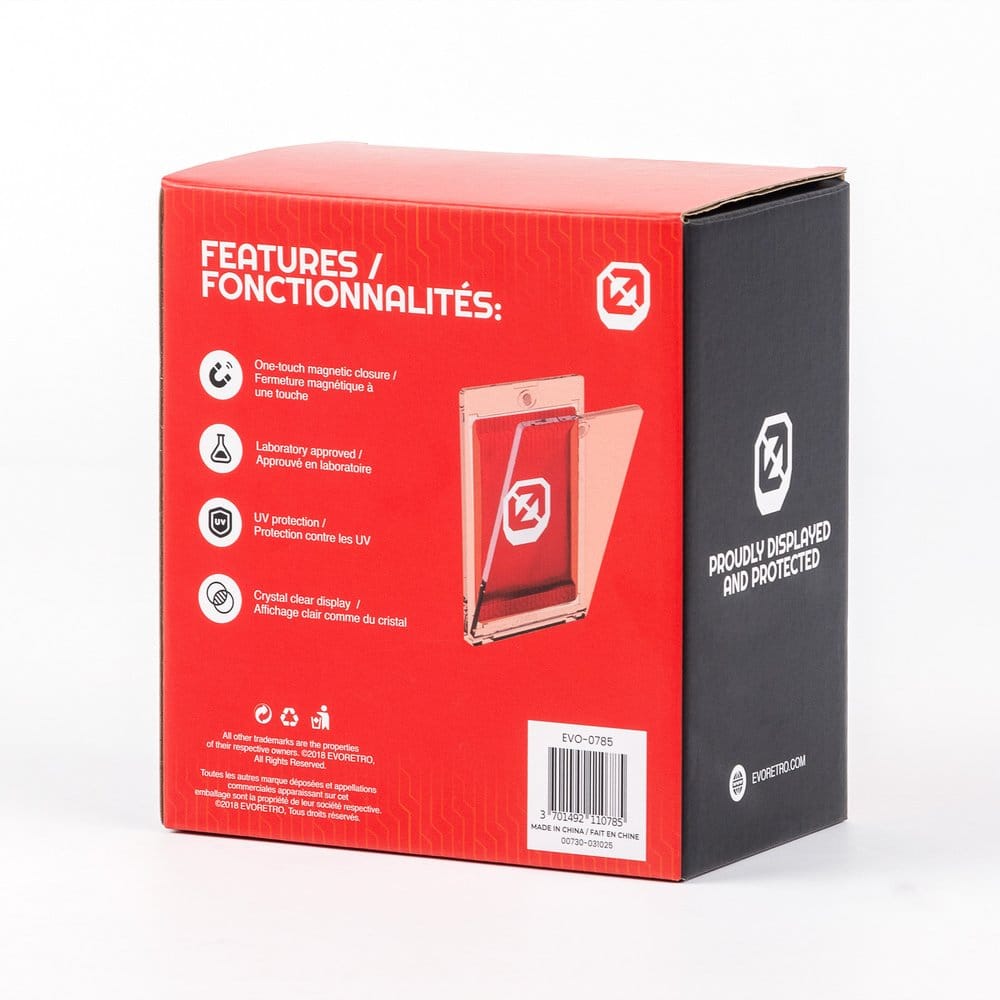 Caja de acrílico Pack de 10 Magnetic One Touch Protector para Booster Packs