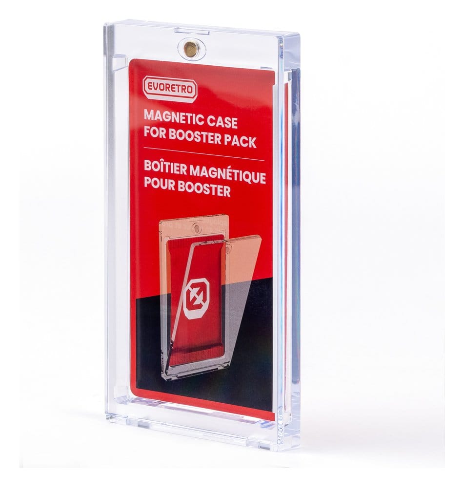 Caja de acrílico Pack de 10 Magnetic One Touch Protector para Booster Packs