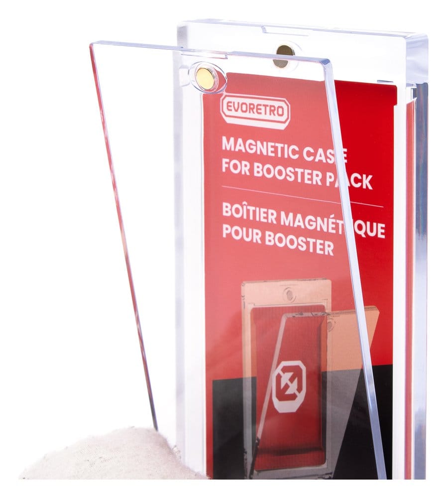 Caja de acrílico Pack de 10 Magnetic One Touch Protector para Booster Packs