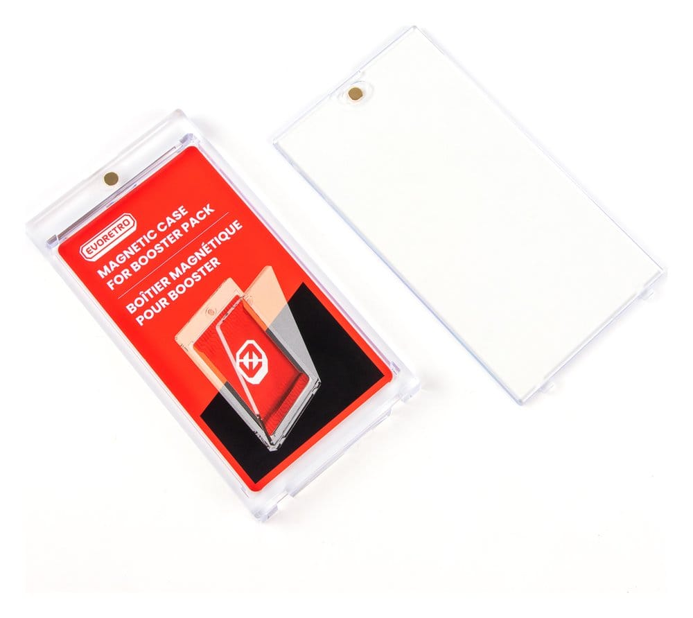 Caja de acrílico Pack de 10 Magnetic One Touch Protector para Booster Packs