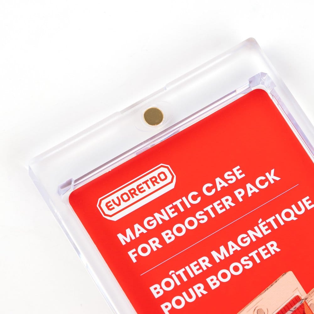 Caja de acrílico Pack de 10 Magnetic One Touch Protector para Booster Packs
