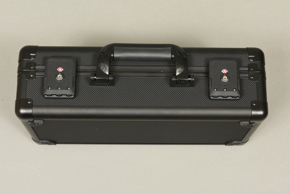 Evoretro Mini Maletín de Transporte con Asa & Espuma Extraíble Negro