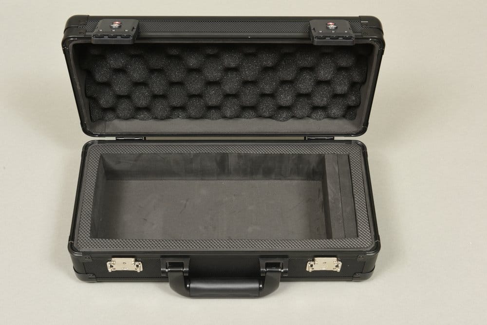 Evoretro Mini Maletín de Transporte con Asa & Espuma Extraíble Negro