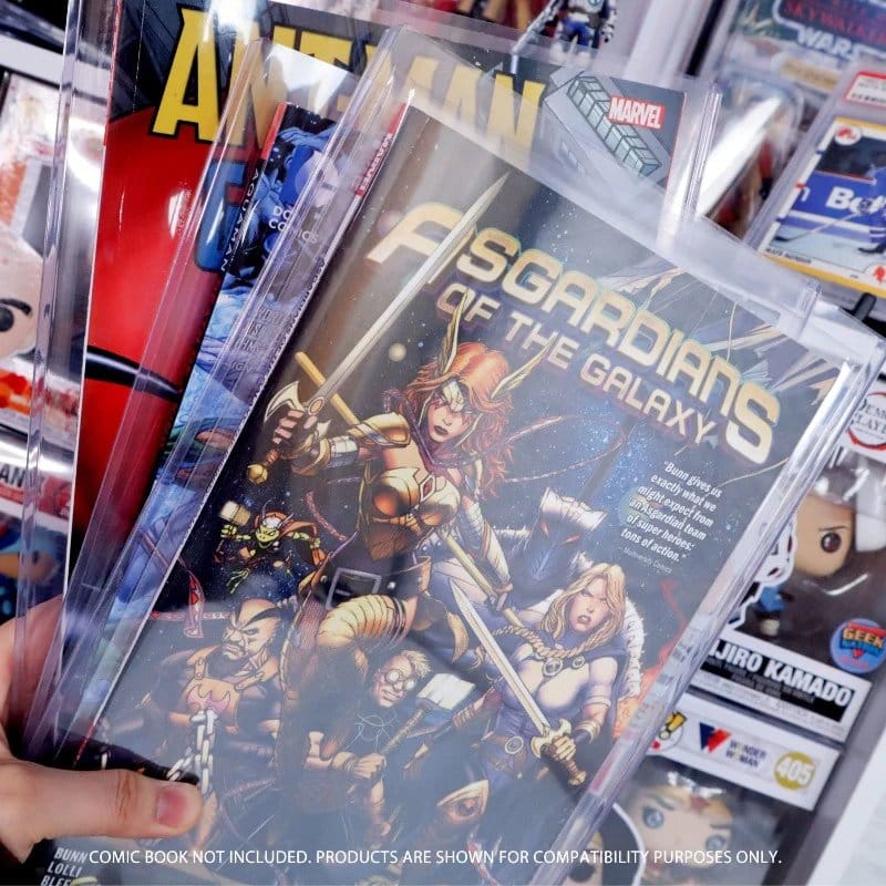 Evoretro Toploader para Comics Paquete de 10 Silver