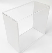 Evoretro Vitrina de Acrílico Magnética para ETB con Lados de Colores - Blanco