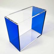 Evoretro Vitrina de Acrílico Magnética para ETB con Lados de Colores - Azul