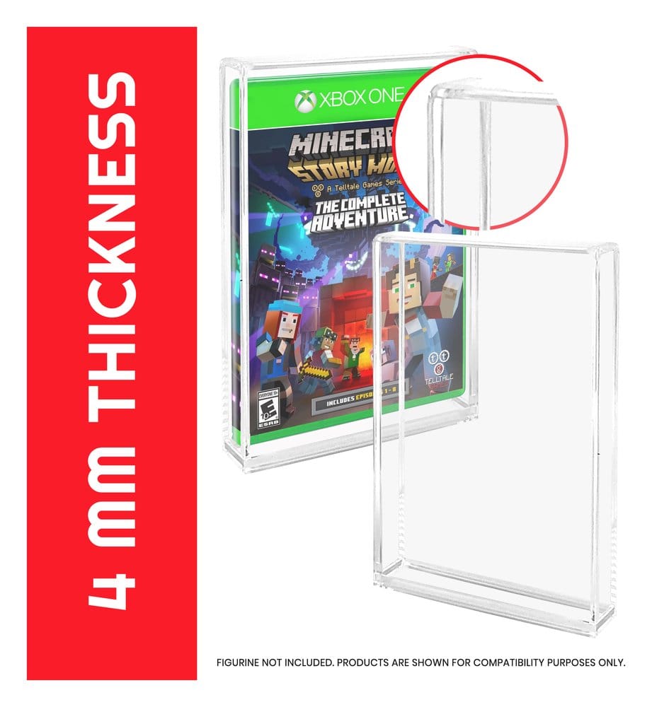 Caja de acrílico pack de 2 Protector para PS3/PS4/Blu-Ray/XBOX One