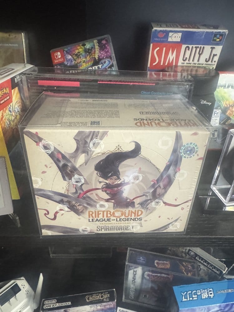 Evoretro Caja de PET Pack de 5 Protector para League of Legends TCG Origins Booster Display Box