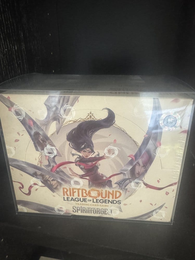 Evoretro Caja de PET Pack de 5 Protector para League of Legends TCG Origins Booster Display Box
