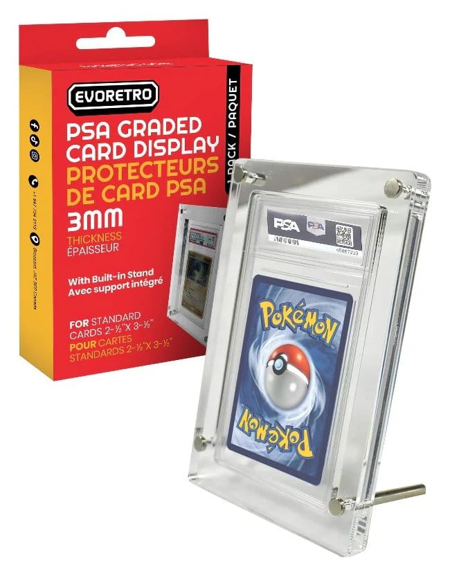 Evoretro Display de Acrílico para PSA Graded Cards 3mm Frikytopia