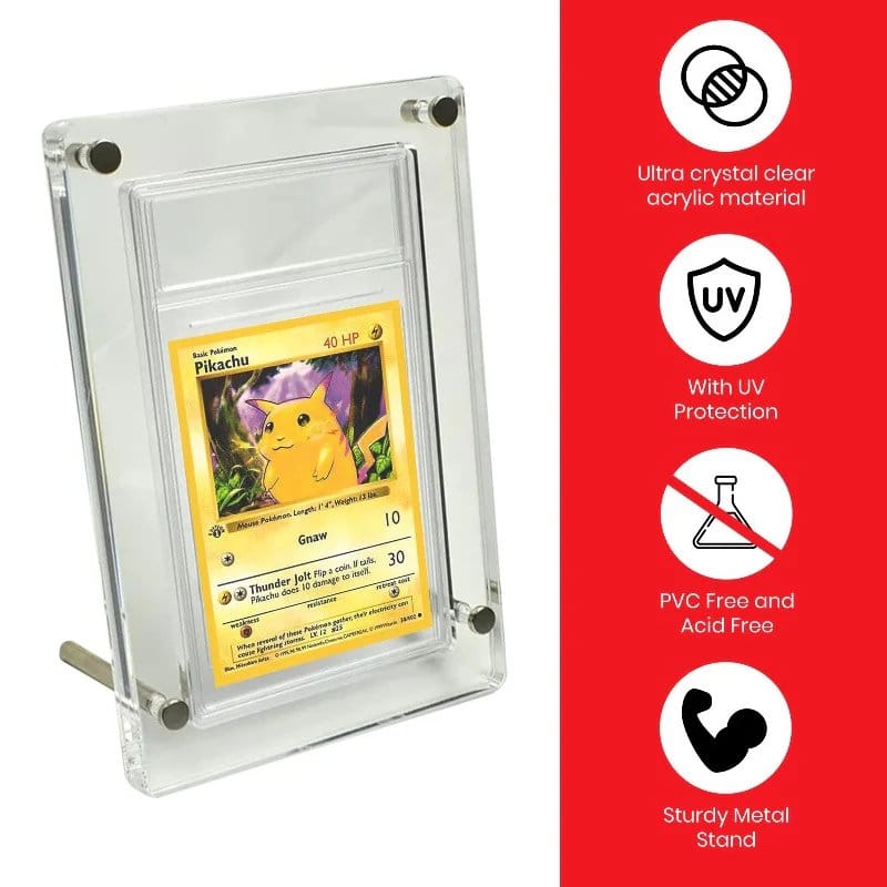 Evoretro Display de Acrílico para PSA Graded Cards 3mm