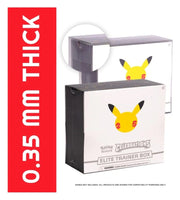 Evoretro Caja de PET Pack de 1 Protector para Pokémon ETB