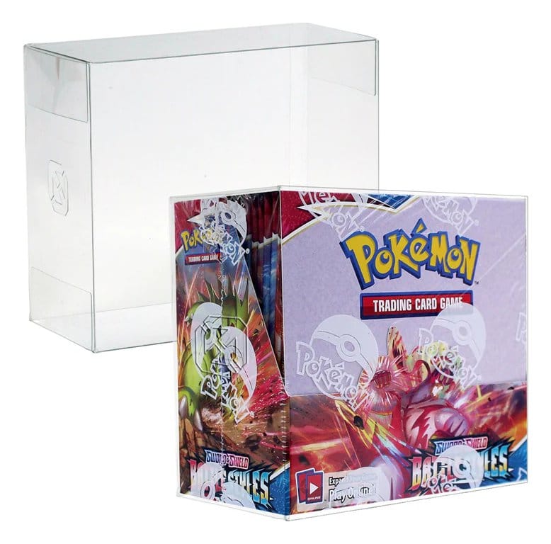 Evoretro Caja de PET Pack de 1 Protector para Pokémon Booster Box