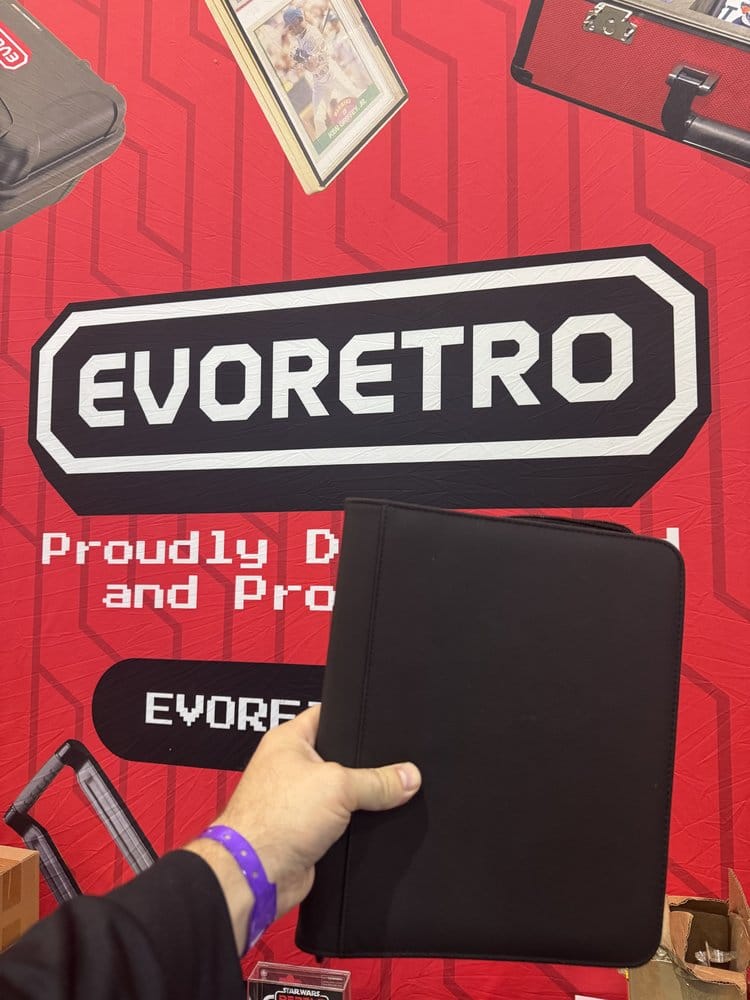 Evoretro Topload 2x2 160 Tarjetas Negro 24,4 x 19,1 cm