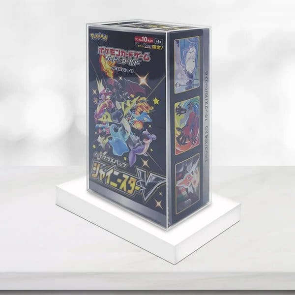 Evoretro Caja de PET Pack de 5 Protector para Pokémon Booster Box Japonesa Pequeña