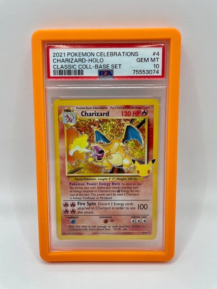 Evoretro Protector Bumper para Slabs PSA Orange