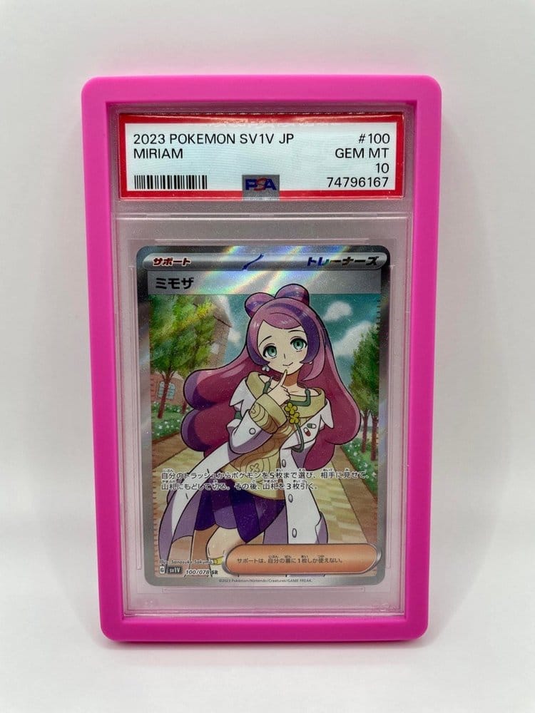 Evoretro Protector Bumper para Slabs PSA Pink Frikytopia