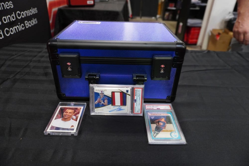 Evoretro Maleta TCG para 90 Tarjetas X Azul