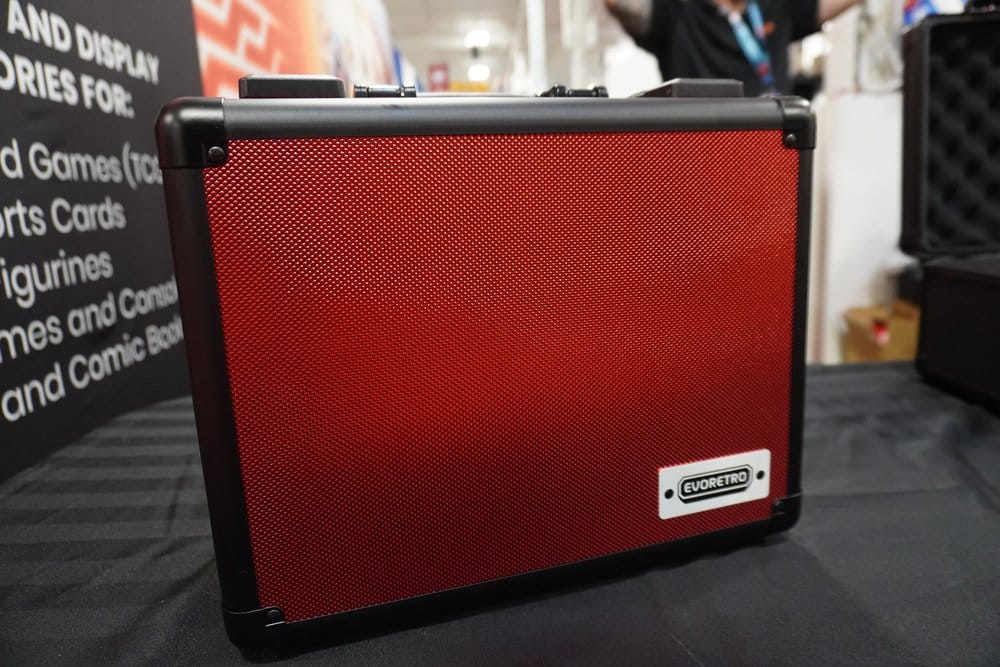 Evoretro Maleta TCG para 90 Tarjetas X Rojo