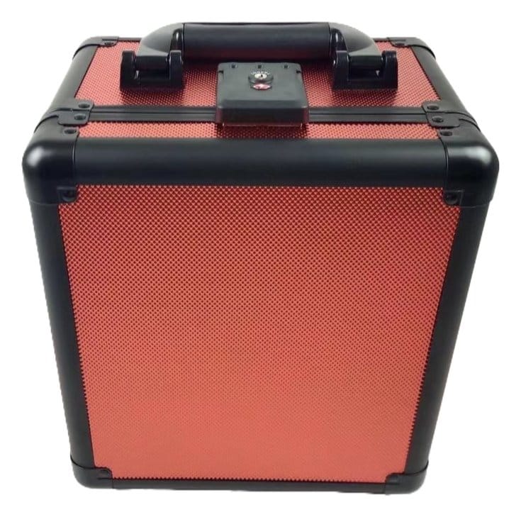 Evoretro Maleta TCG para 120 Tarjetas XL Rojo