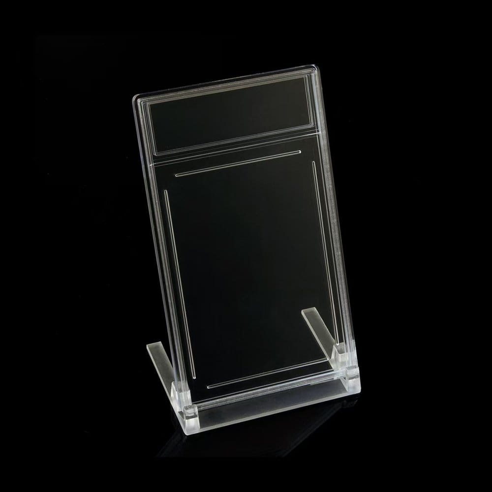 Evoretro Pack de 5 Display Stands para Graded Cards Slabs Transparente