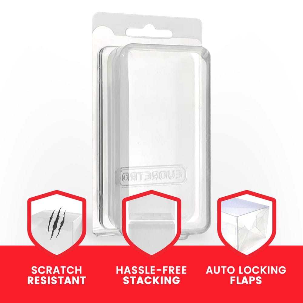 Caja de PET Clamshell pack de 35 Protector para figuras articuladas XL