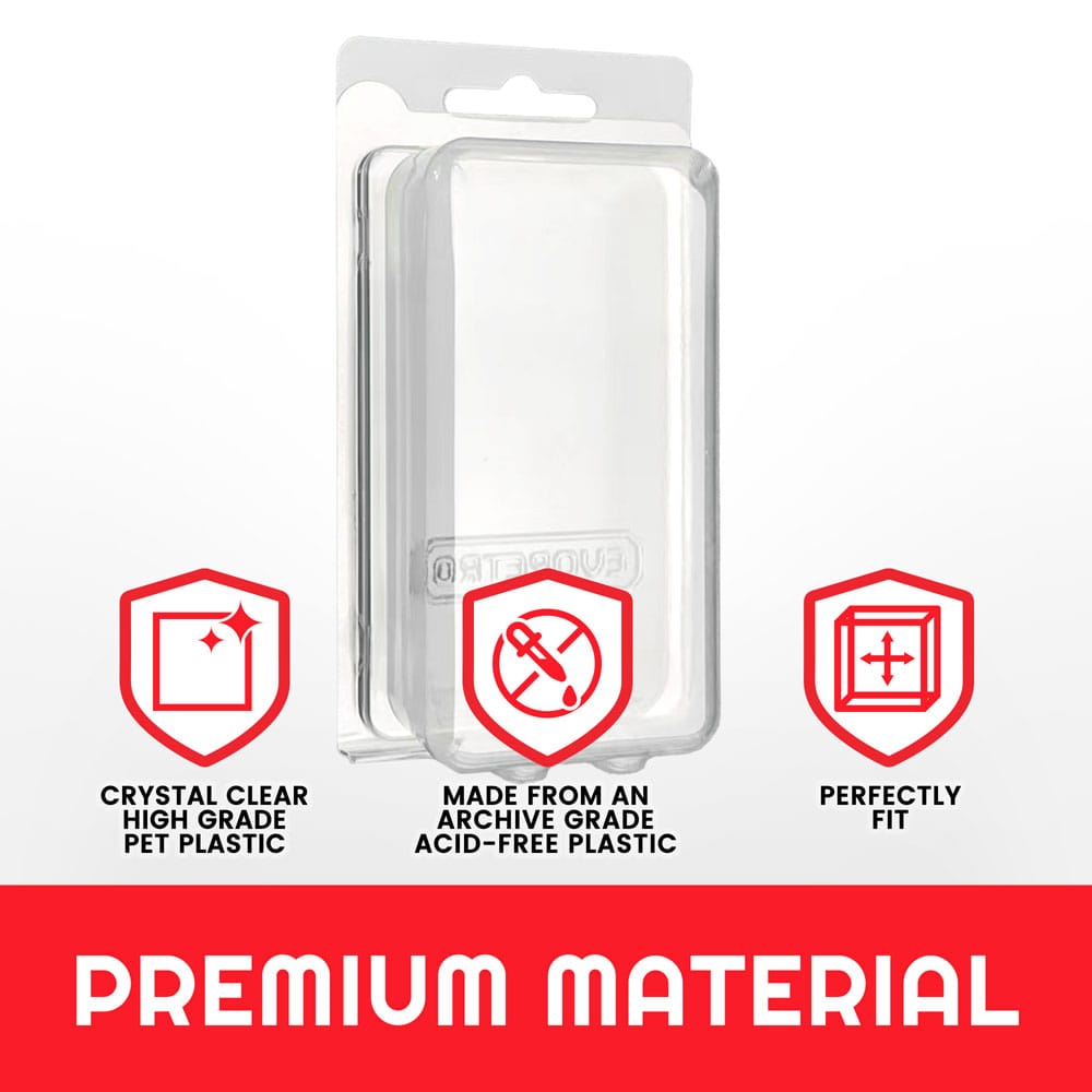 Caja de PET Clamshell pack de 35 Protector para figuras articuladas XL