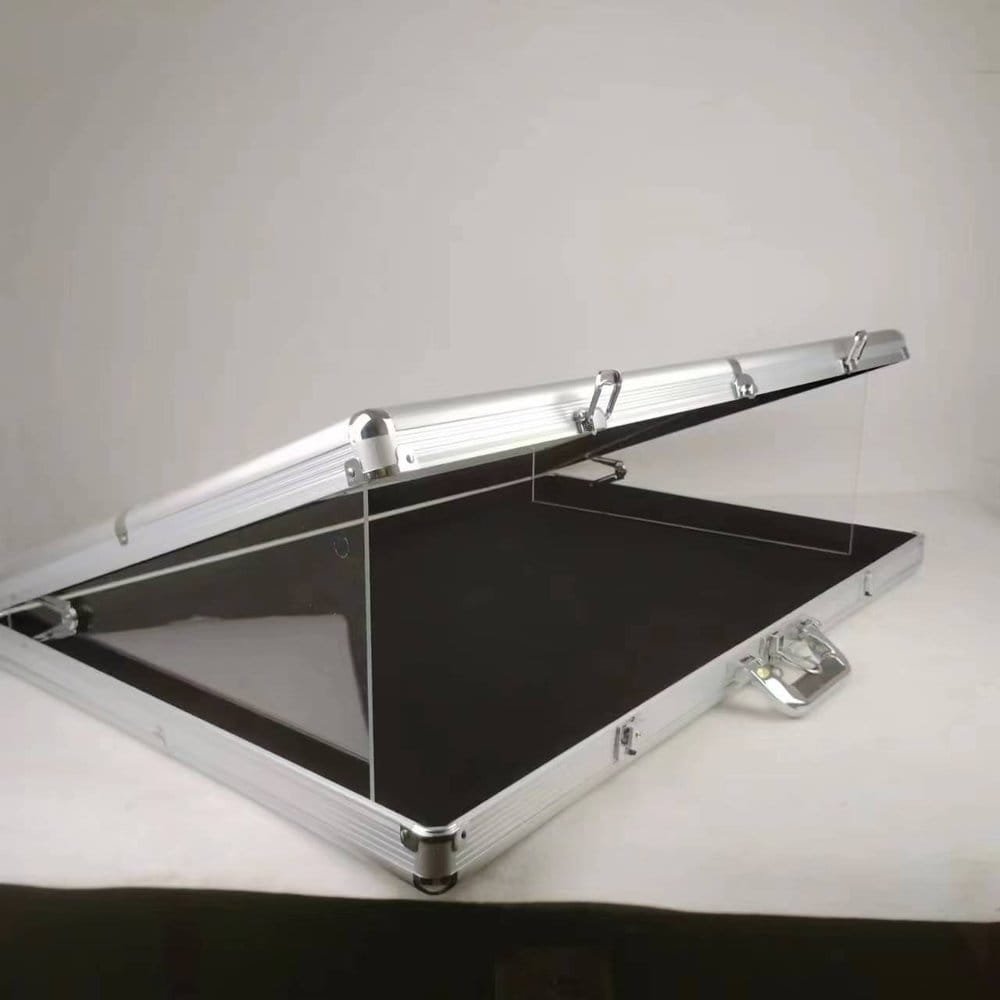 Evoretro expositor de aluminio Transparent