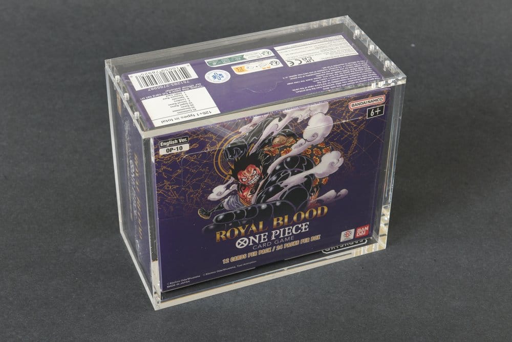 Evoretro Display de Acrílico para Caja de Sobres de Bandai One Piece TCG (Inglés) Frikytopia