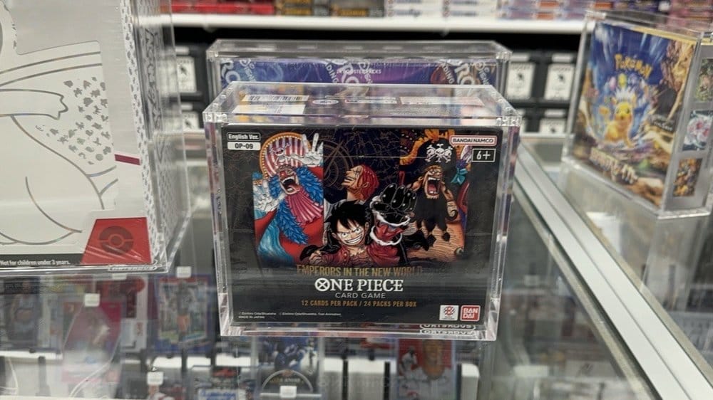 Evoretro Display de Acrílico para Caja de Sobres de Bandai One Piece TCG (Inglés)