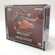 Evoretro Display de Acrílico para Caja de Sobres más Grande de Bandai One Piece TCG (OP-02)