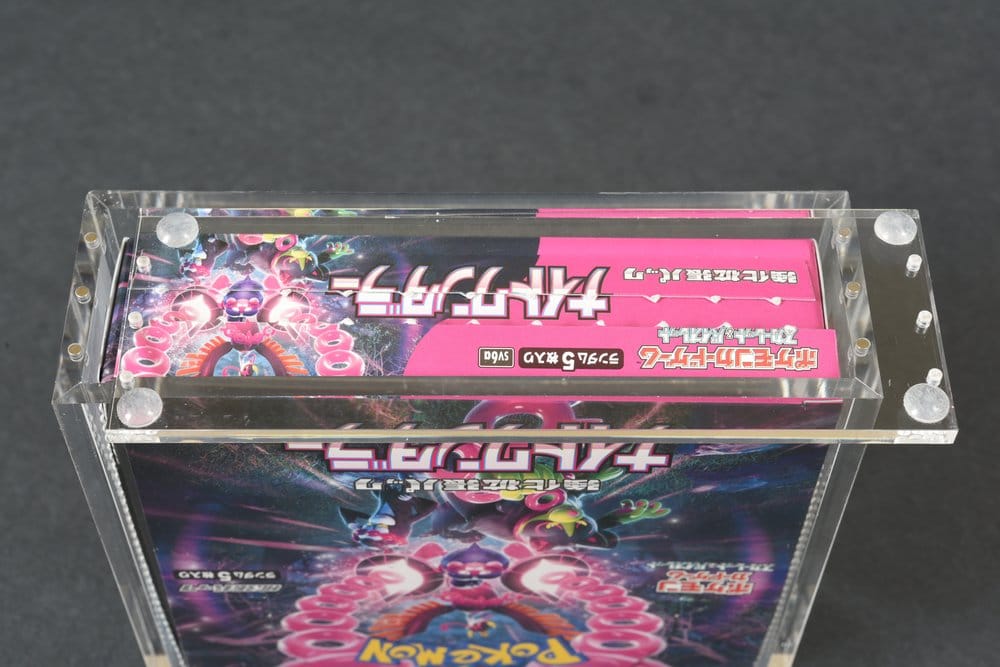 Evoretro Display de Acrílico para Pokémon Caja de Booster Grande Japonesa