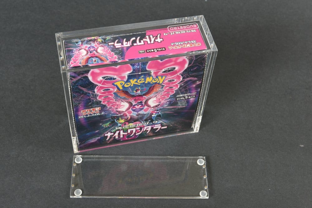 Evoretro Display de Acrílico para Pokémon Caja de Booster Grande Japonesa