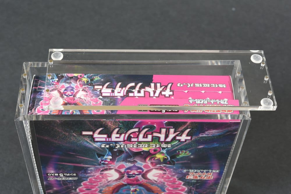 Evoretro Display de Acrílico para Pokémon Caja de Booster Grande Japonesa