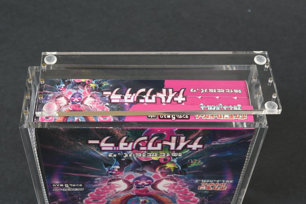 Evoretro Display de Acrílico para Pokémon Caja de Booster Grande Japonesa