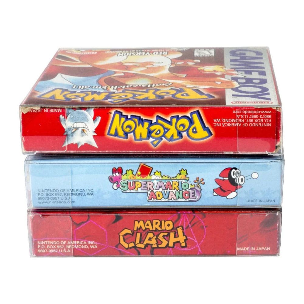 Caja de PET pack de 25 Protector para Game Boy/GBA Games