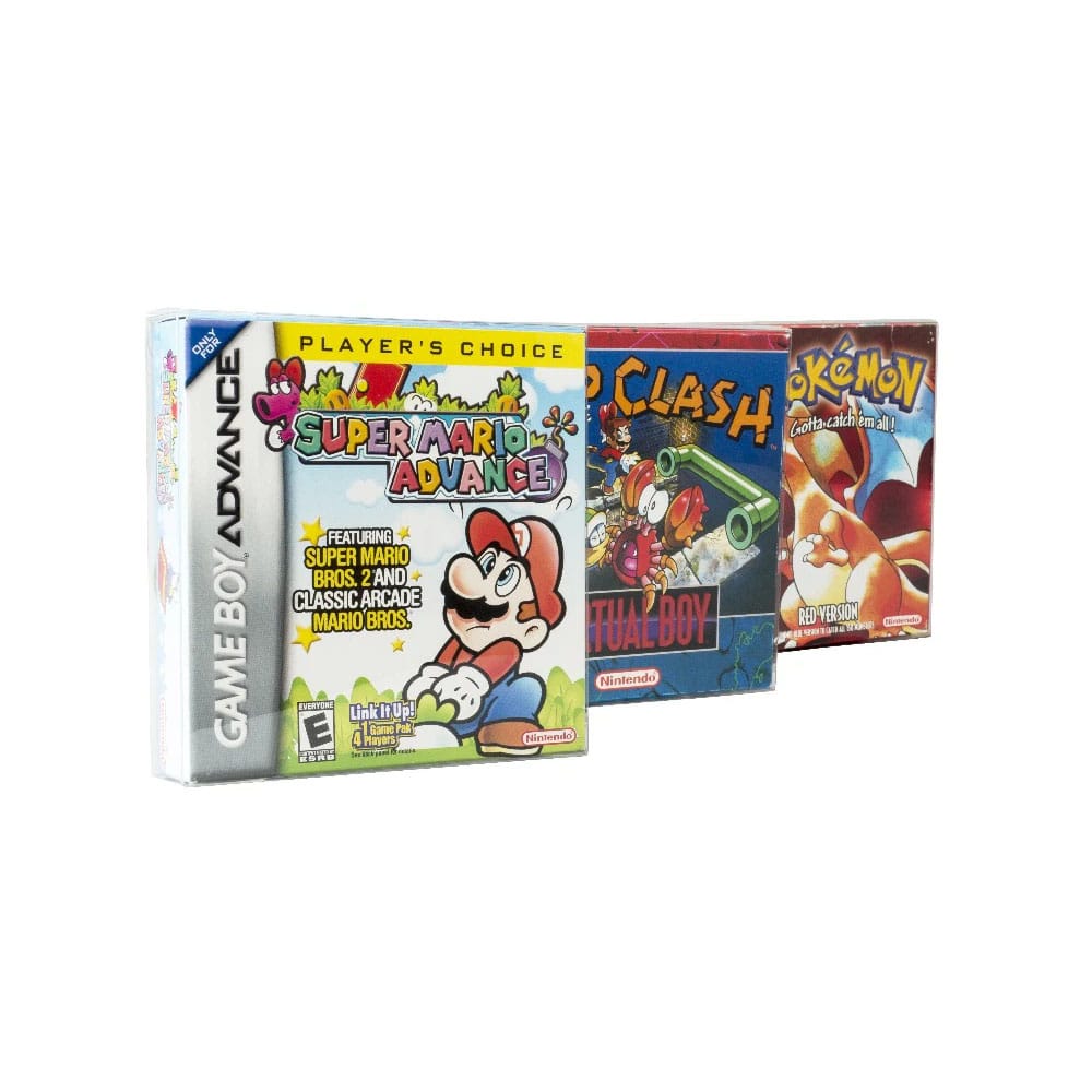 Caja de PET pack de 25 Protector para Game Boy/GBA Games
