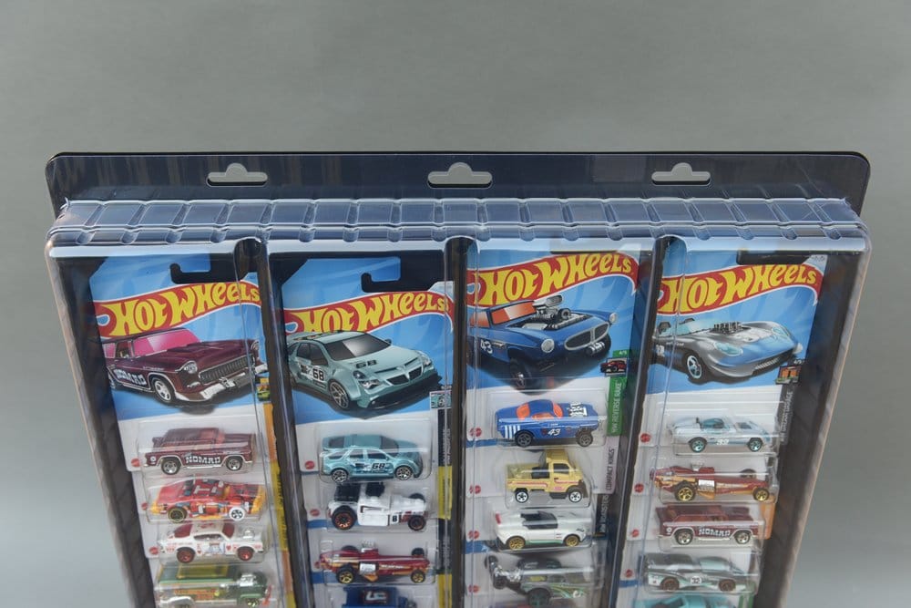 Evoretro Expositor de Pared para 48 Coches Diecast Empaquetados Paquete de 3