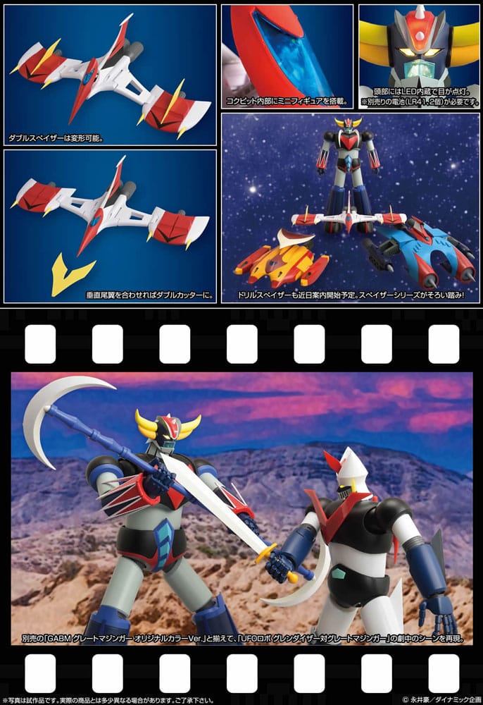 Grendizer Figura Grand Action Big Size Model Grendizer Original Color Ver. 50 cm