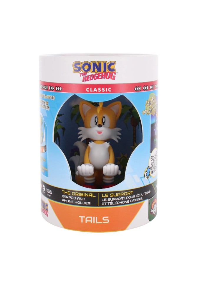 Sonic The Hedgehog Mini Soporte Holdems Tails 10cm