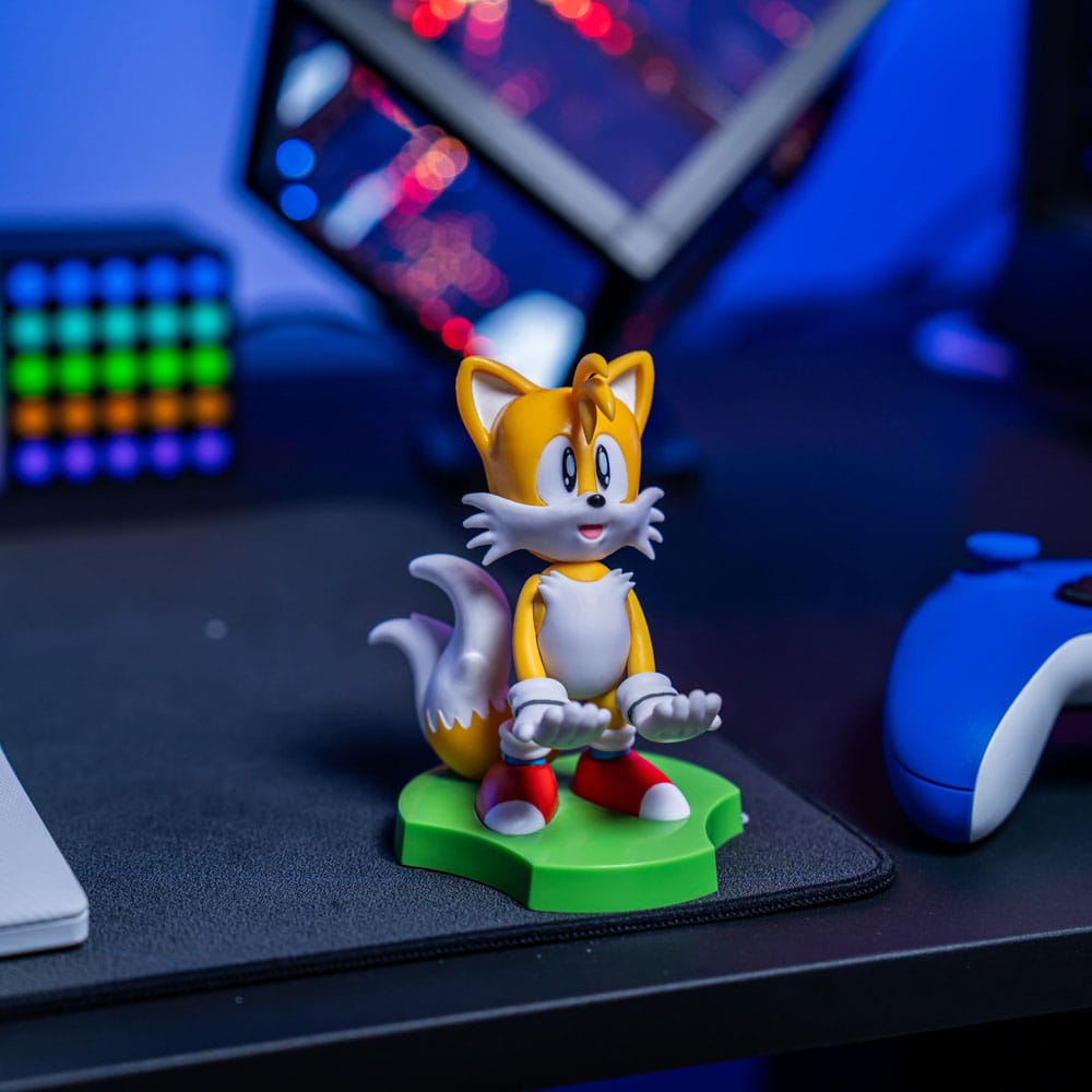Sonic The Hedgehog Mini Soporte Holdems Tails 10cm