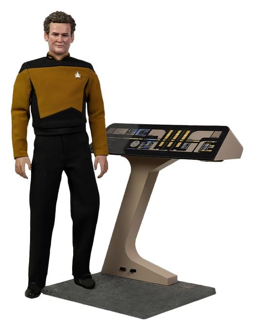 Star Trek: La nueva generación Figura 1/6 Chief Miles O'Brien with Transporter Console 30 cm