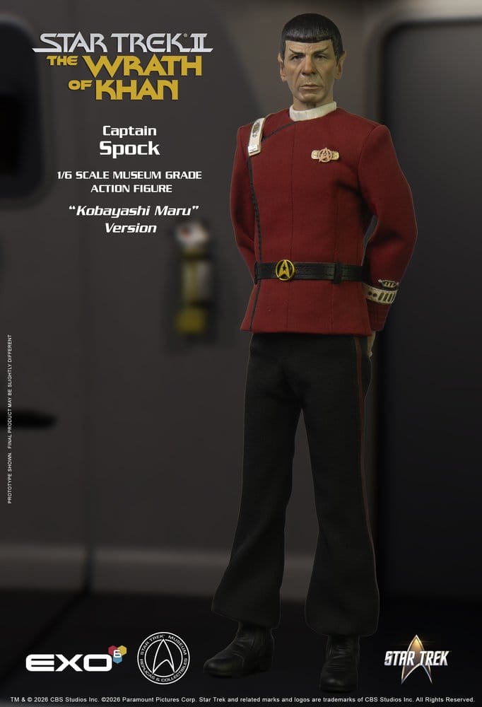 Star Trek: La ira de Khan Figura 1/6 Captain Spock Kobayashi Maru Version 30 cm