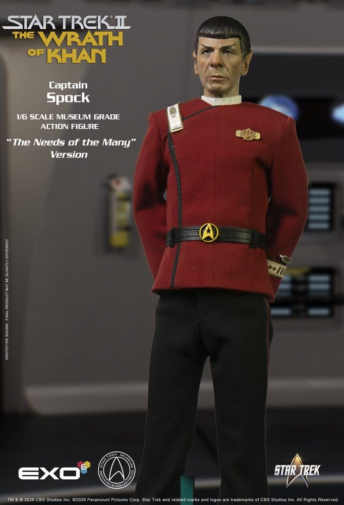 Star Trek: La ira de Khan Figura 1/6 Captain Spock Needs of the Many Version 30 cm