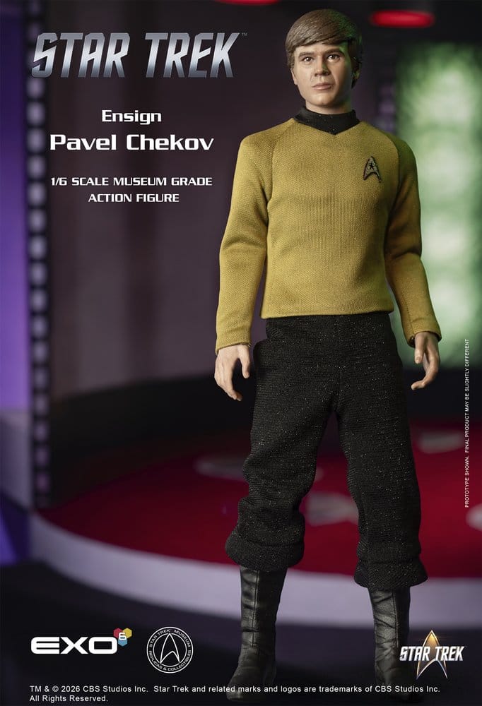 Star Trek: La serie original Figura 1/6 Ensign Pavel Chekov 30 cm