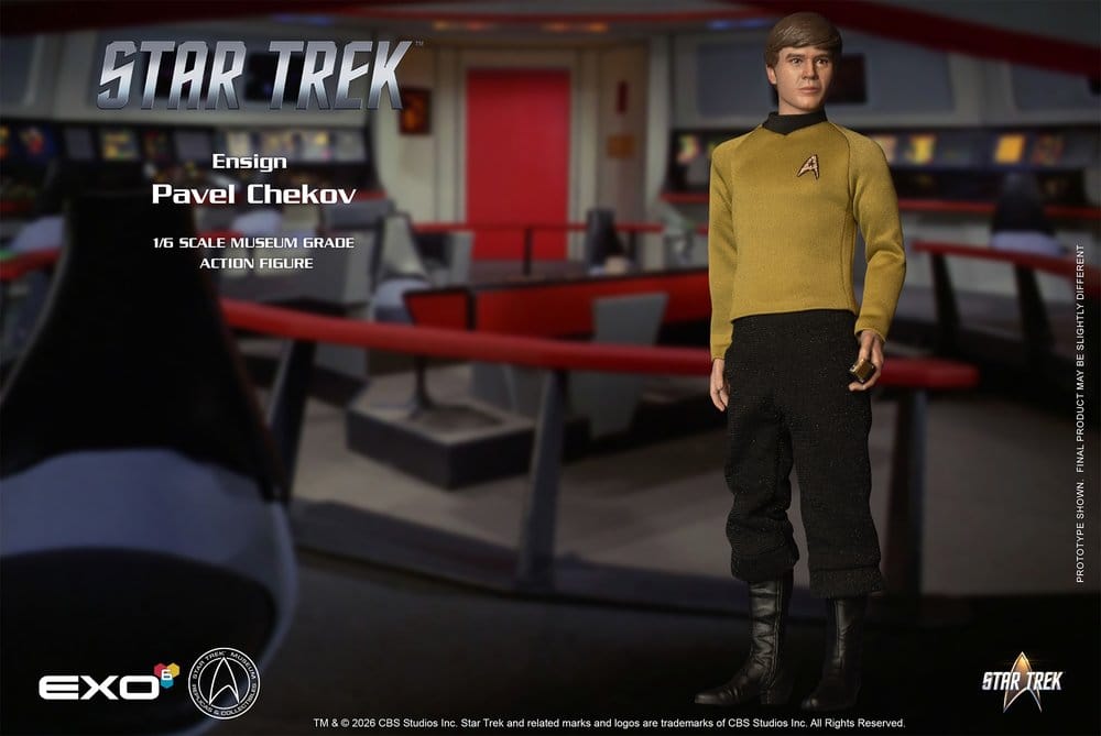 Star Trek: La serie original Figura 1/6 Ensign Pavel Chekov 30 cm